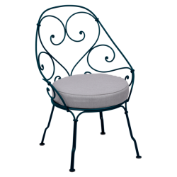 1900 Cabriolet Armchair Acapulco Blue