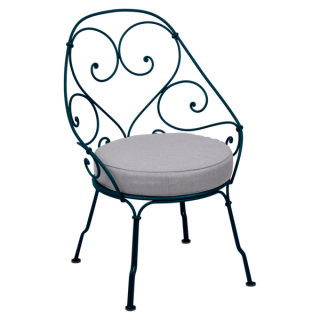 1900 Cabriolet Armchair Acapulco Blue