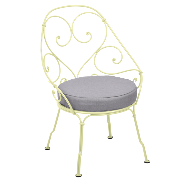 1900 Cabriolet Armchair Frosted lemon