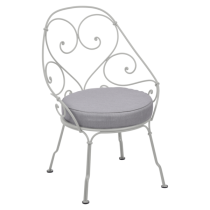 1900 Cabriolet Armchair Steel Grey