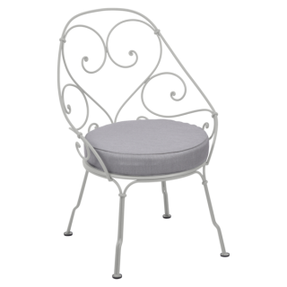 1900 Cabriolet Armchair Steel Grey