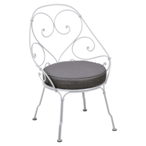 1900 Cabriolet Armchair Cotton White