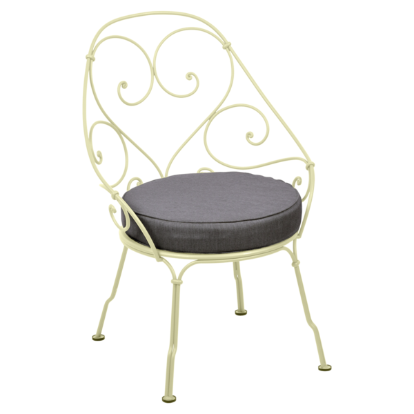 1900 Cabriolet Armchair Frosted lemon