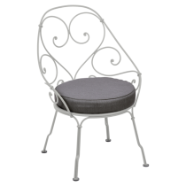1900 Cabriolet Armchair Steel Grey