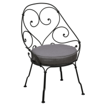 1900 Cabriolet Armchair Liquorice