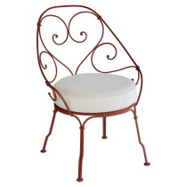 1900 Cabriolet Armchair Red Ochre
