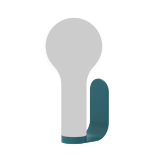 Aplo Wall Light Bracket Acapulco Blue