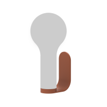 Aplo Wall Light Bracket Red Ochre