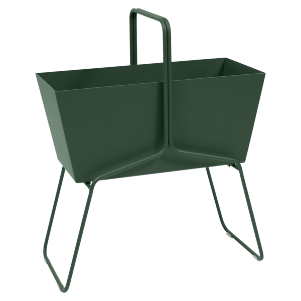 Basket High Planter Cedar Green