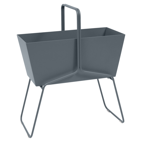 Basket High Planter Storm Grey