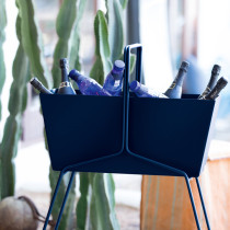 Basket High Planter Clay Grey