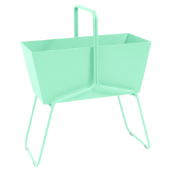Basket High Planter Opaline Green