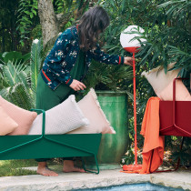 Basket Long Planter Clay Grey