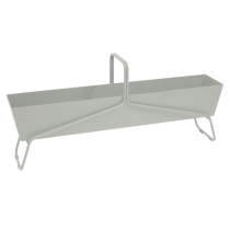 Basket Long Planter Clay Grey