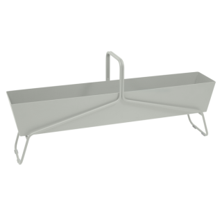 Basket Long Planter Clay Grey