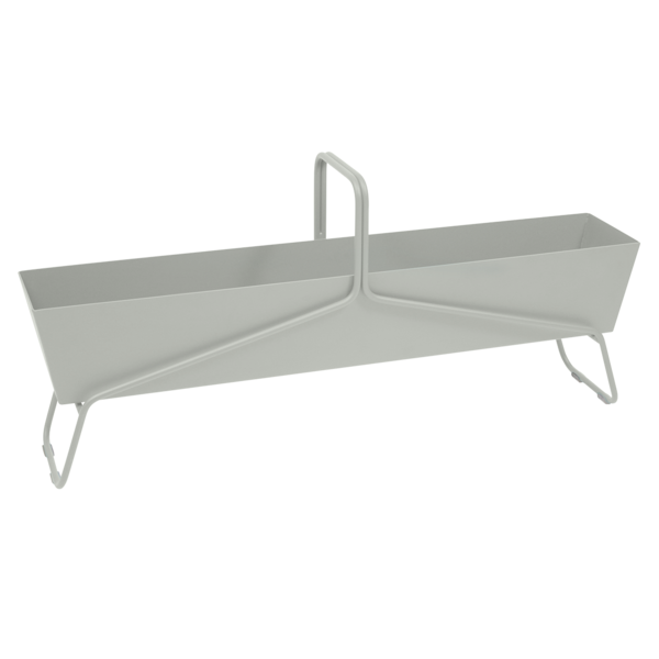 Basket Long Planter Clay Grey