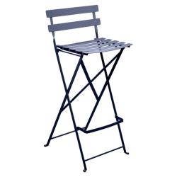 Bistro Foldable Bar Chair Deep Blue