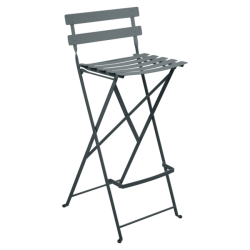 Bistro Foldable Bar Chair Storm Grey