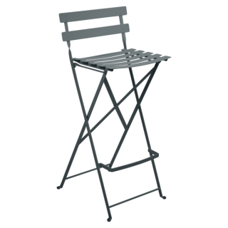Bistro Foldable Bar Chair Storm Grey