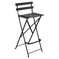 Bistro Foldable Bar Chair Liquorice