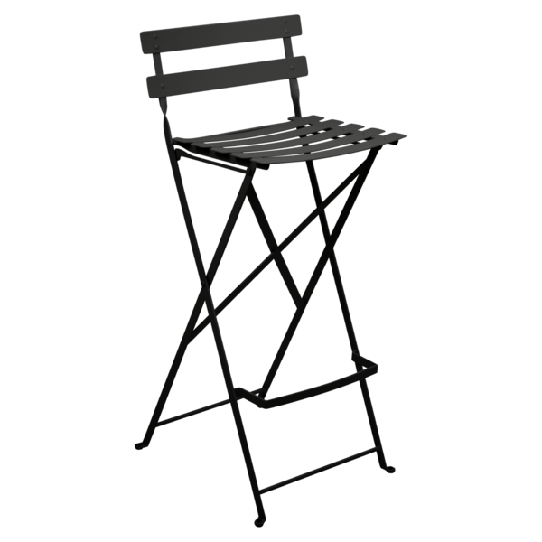 Bistro Foldable Bar Chair Liquorice