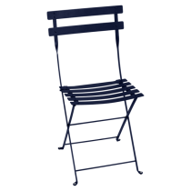 Bistro Metal Chair Deep Blue