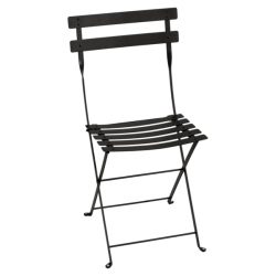 Bistro Metal Chair Liquorice
