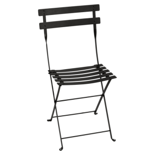 Bistro Metal Chair Liquorice