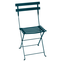Bistro Metal Chair Acapulco Blue