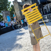 Bistro Metal Chair Clay Grey