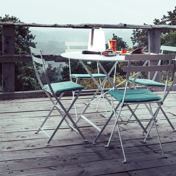Bistro Metal Chair Clay Grey
