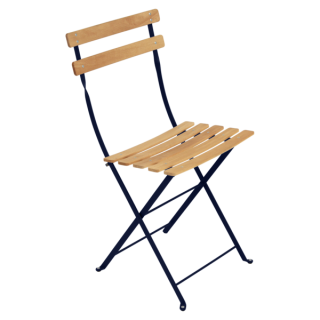 Bistro Natural Chair Deep Blue