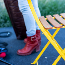 Bistro Natural Chair Red Ochre