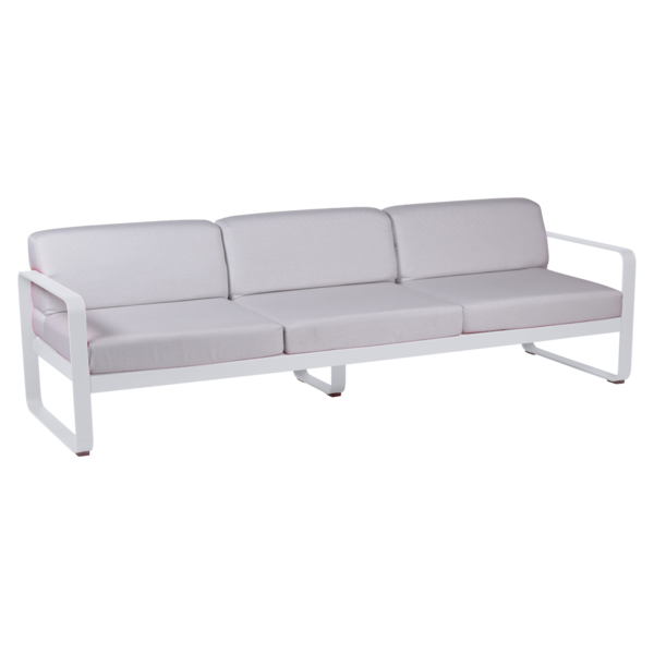 Диван Bellevie 3 Seater Sofa Cotton White