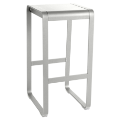 Bellevie Bar Stool Steel Grey