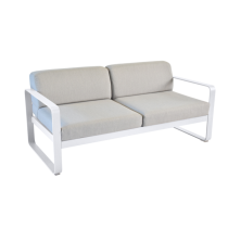 Диван Bellevie 2 Seater Sofa Cotton White