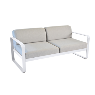 Диван Bellevie 2 Seater Sofa Cotton White