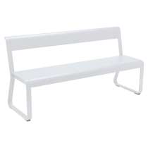 Лавка Bellevie Bench With Backrest Cotton White