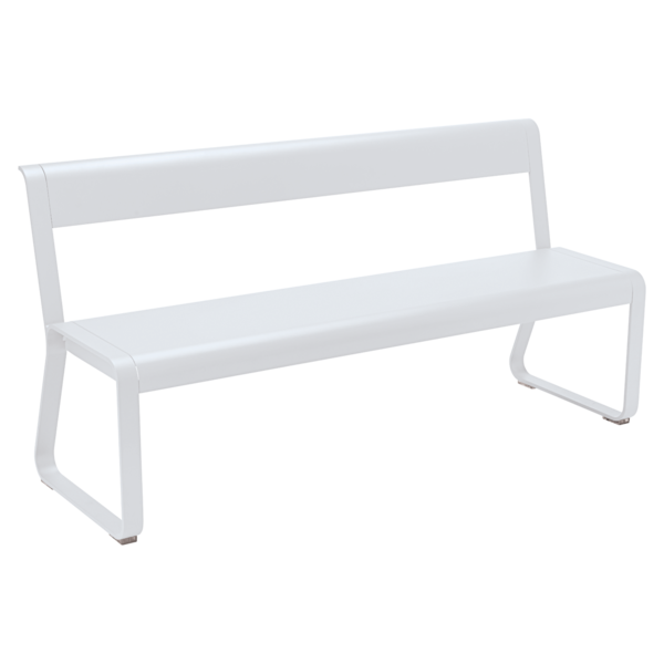 Лавка Bellevie Bench With Backrest Cotton White