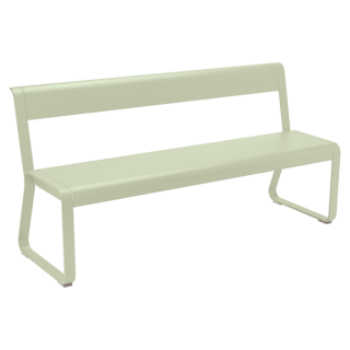 Лавка Bellevie Bench With Backrest Willow Green