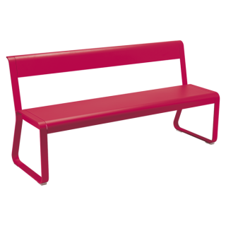 Лавка Bellevie Bench With Backrest Pink Praline