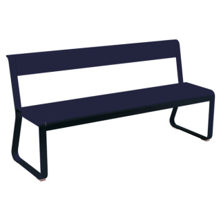 Лавка Bellevie Bench With Backrest Deep Blue
