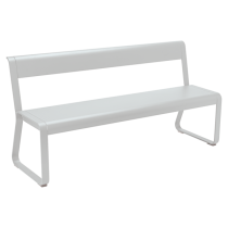 Лавка Bellevie Bench With Backrest Steel Grey