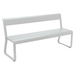 Лавка Bellevie Bench With Backrest Steel Grey