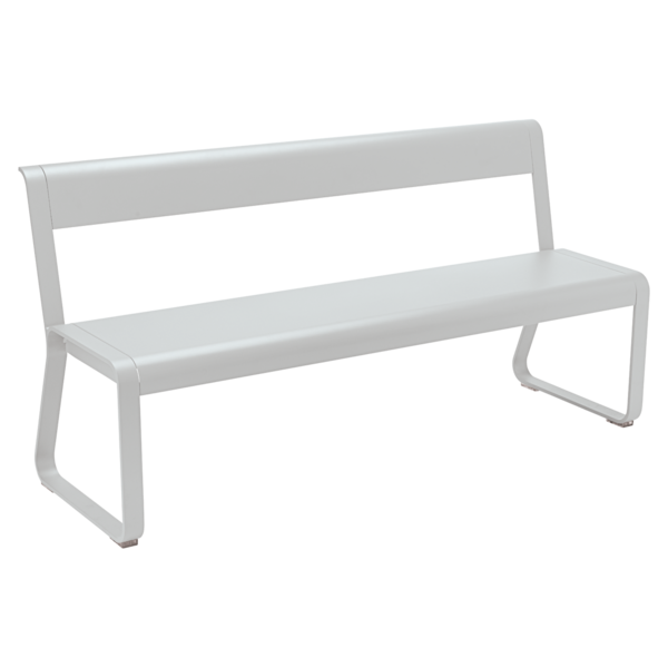 Лавка Bellevie Bench With Backrest Steel Grey
