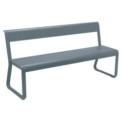 Лавка Bellevie Bench With Backrest Storm Grey