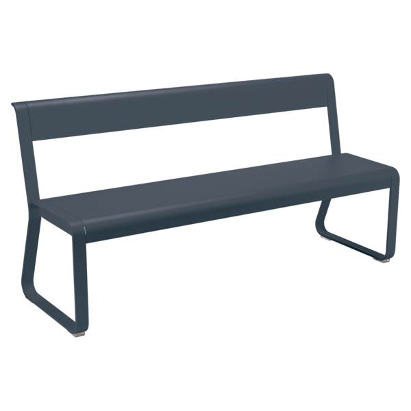 Лавка Bellevie Bench With Backrest Anthracite