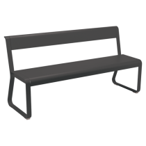 Лавка Bellevie Bench With Backrest Liquorice