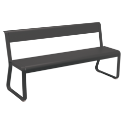 Лавка Bellevie Bench With Backrest Liquorice