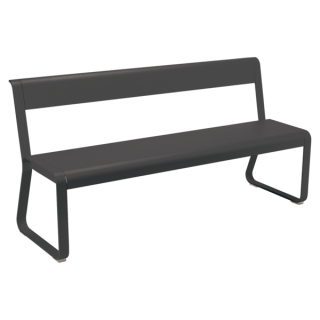 Лавка Bellevie Bench With Backrest Liquorice